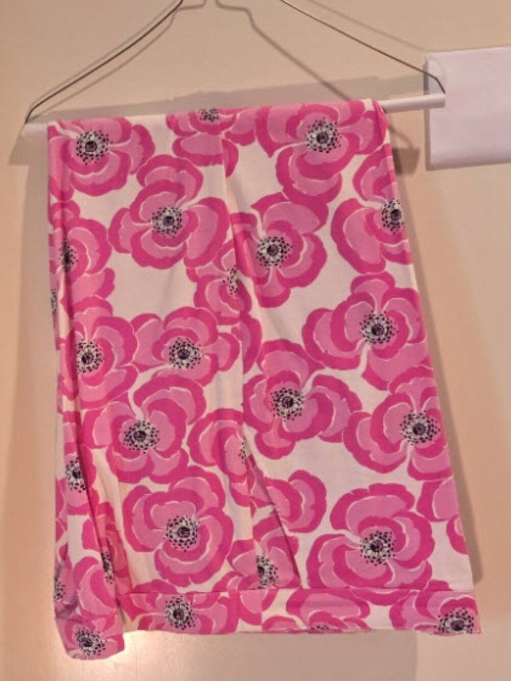 RL Richard New York Pink Floral Capri Pants Size 16 Bold Print